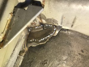 Saab 900 boot floor rust repair